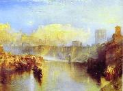 J.M.W. Turner Ancient Rome; Agrippina Landing with the Ashes of Germanicus oil painting on canvas